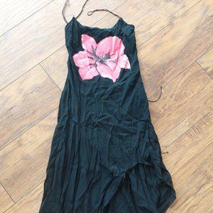 Celyn b. spaghetti strap flowy midi dress